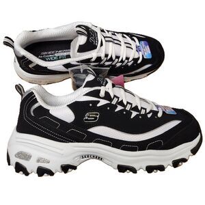 Skechers D'Lites Biggest Fan Sneakers – Women’s 11 Wide Fit Memory Foam